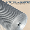 Galvanized Hardware Cloth 1/4 in. x 2 ft. x 50 ft. 19-Gauge, Wire Mesh Roll, Chicken Wire Fencing, Wire Fence Roll