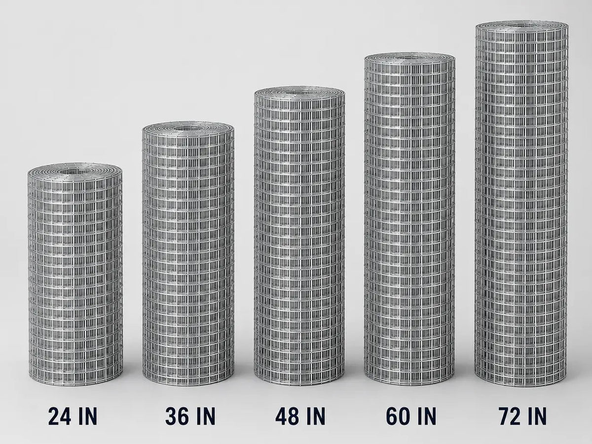 Galvanized Hardware Cloth 1/4 in. x 2 ft. x 50 ft. 19-Gauge, Wire Mesh Roll, Chicken Wire Fencing, Wire Fence Roll