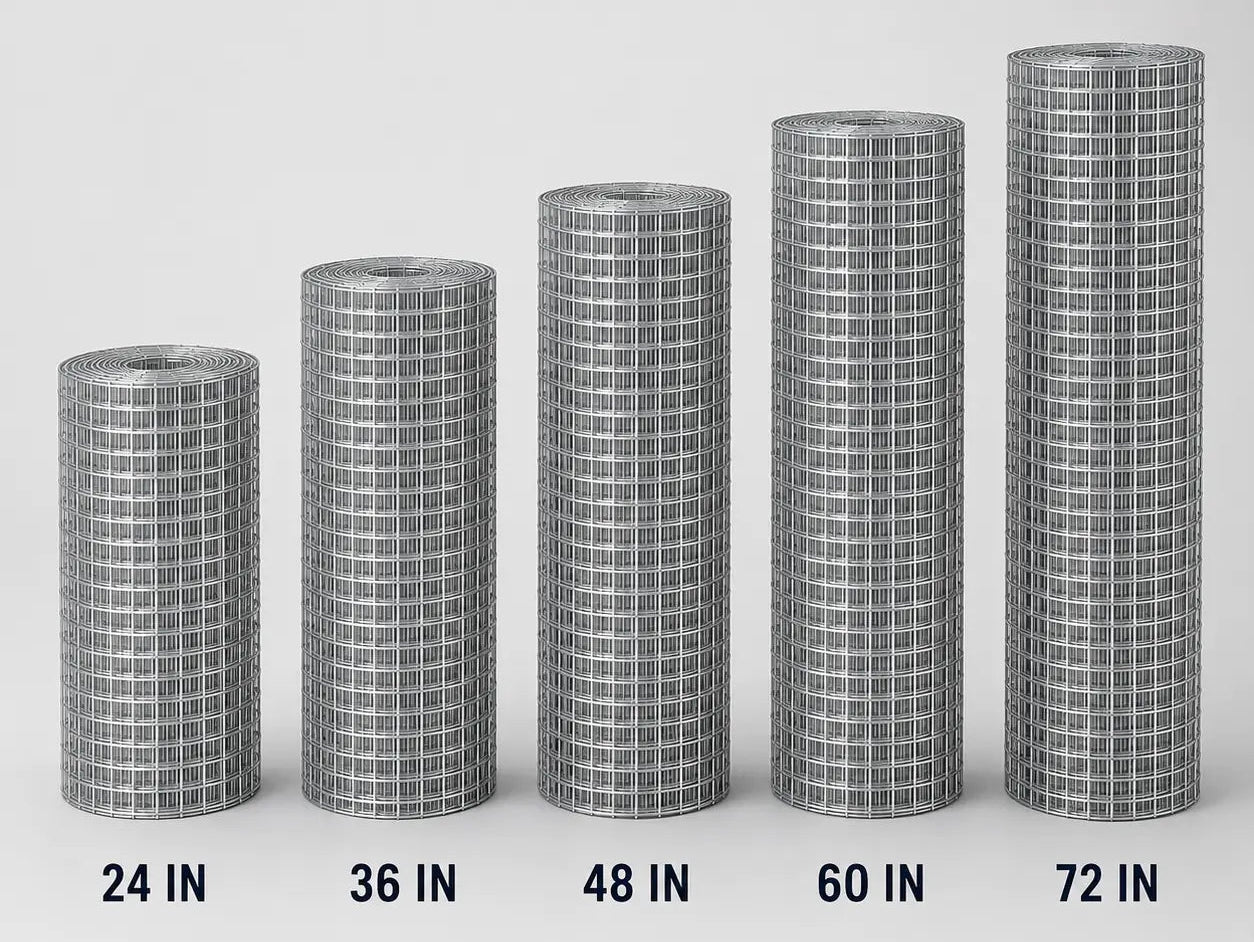 Galvanized Hardware Cloth 1/4 in. x 2 ft. x 50 ft. 19-Gauge, Wire Mesh Roll, Chicken Wire Fencing, Wire Fence Roll