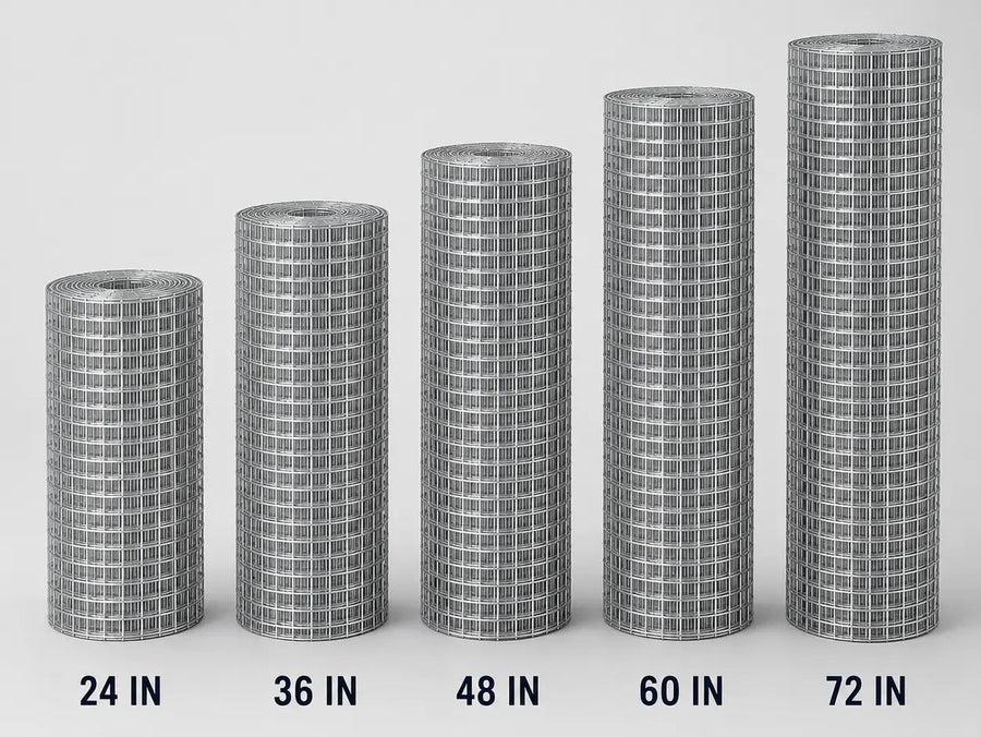 Galvanized Hardware Cloth 1/4 in. x 2 ft. x 50 ft. 19-Gauge, Wire Mesh Roll, Chicken Wire Fencing, Wire Fence Roll